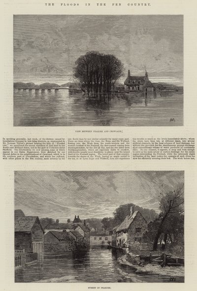 Las inundaciones en el país de los pantanos de Charles Auguste Loye